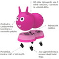 Detské odrážadlo Micro Air Hopper Pink