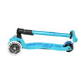 Kolobežka Micro Maxi Deluxe skladacia LED - Bright Blue