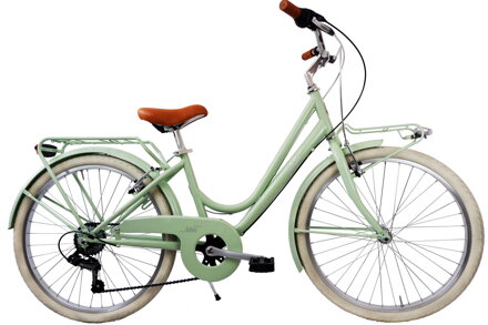 Mestský bicykel Herka Falabella 24" mintová