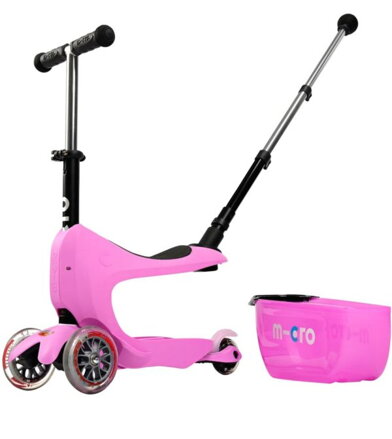 Kolobežka Micro Mini2go Deluxe+ Pink