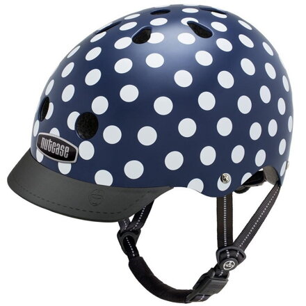 Prilba Nutcase Navy Dots M