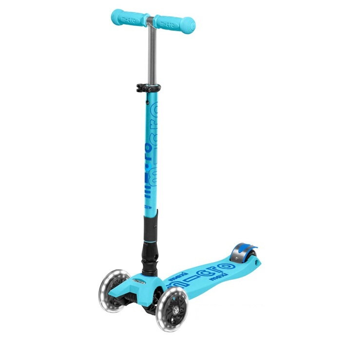 Kolobežka Micro Maxi Deluxe skladacia LED